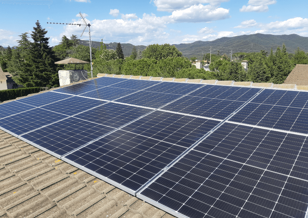 Les Garrigues Instalación placas solares