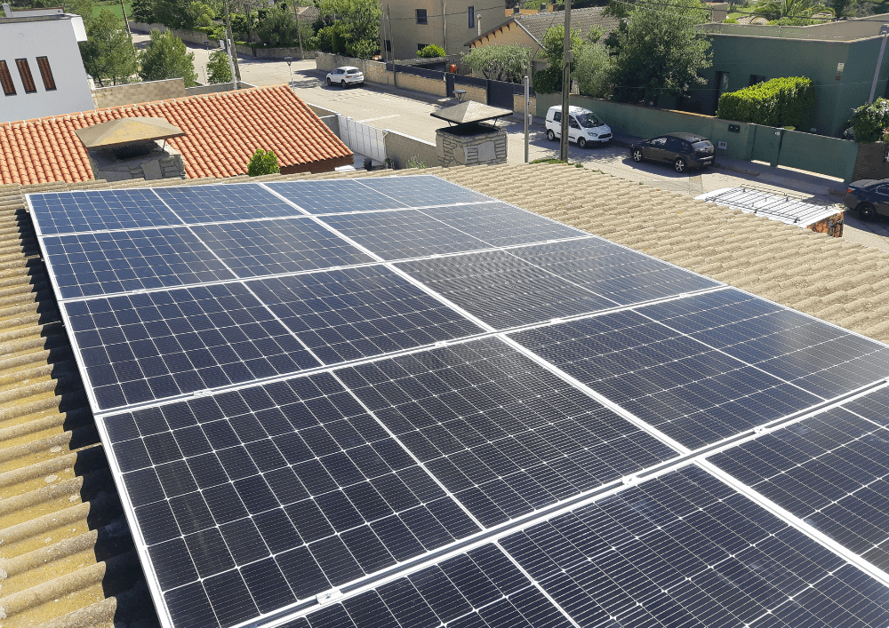 Les Garrigues Instalación placas solares