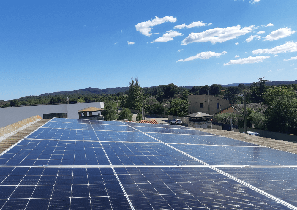 Les Garrigues Instalación placas solares