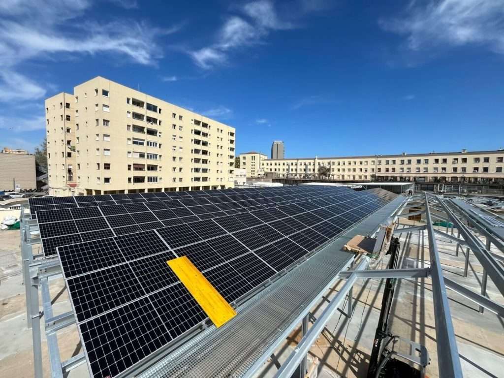 port de barcelona instalación solar